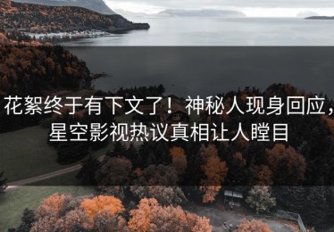 花絮终于有下文了！神秘人现身回应，星空影视热议真相让人瞠目