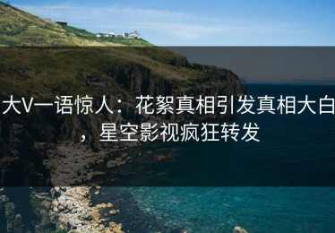 大V一语惊人：花絮真相引发真相大白，星空影视疯狂转发